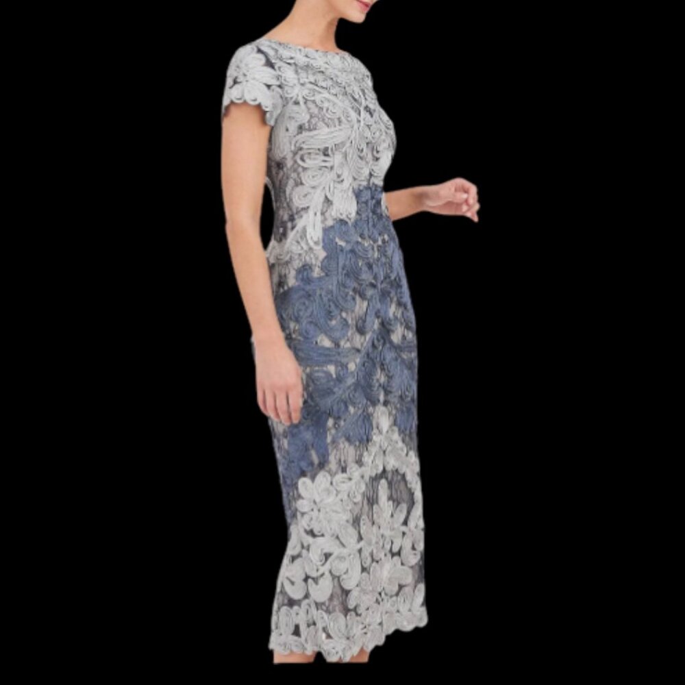 JS COLLECTIONS SOUTACHE LACE DRESS SIZE 12